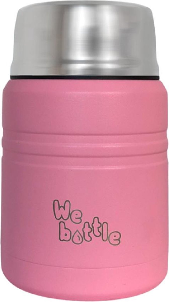 500ml Food Jar (Voedselthermos) - We Bottle - Light Pink