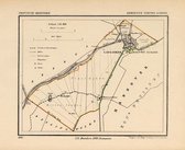 Historische kaart, plattegrond van gemeente Nieuwe Schans in Groningen uit 1867 door Kuyper van Kaartcadeau.com