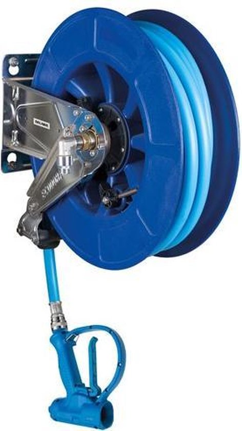 Enrouleur automatique, tuyau L. 15 m, arroseur + jet réglable