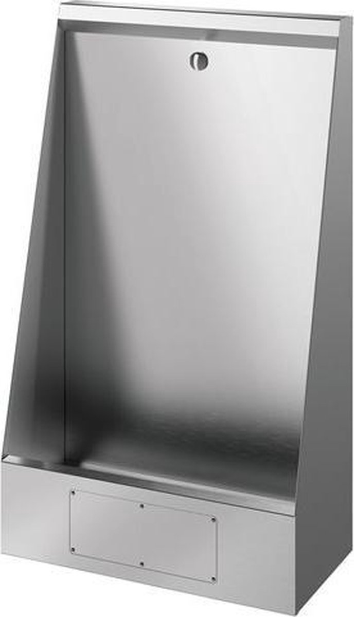 Staand urinoir LP L.600 toevoer achteraan RVS 304 sat