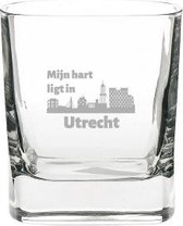 Gegraveerde drinkglas 29cl Utrecht