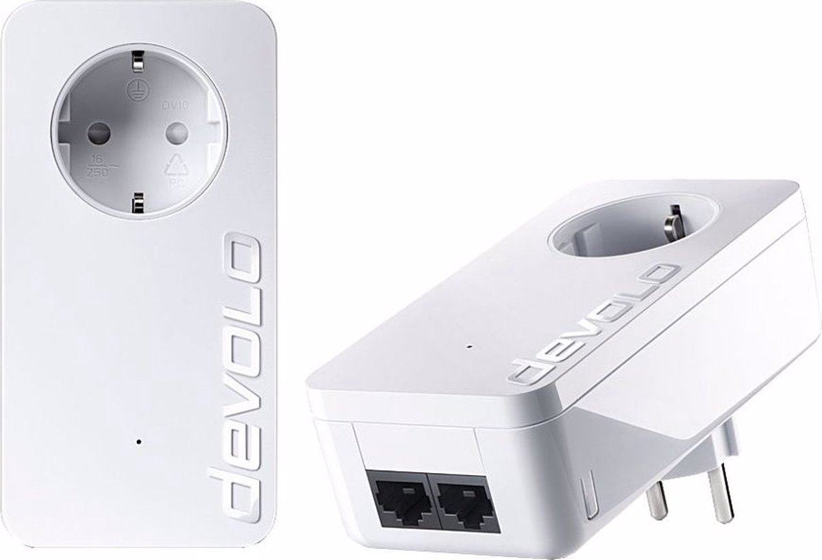 devolo dLAN 550 Duo+ - Powerline-adapter zonder wifi - 2 Stuks - NL - devolo