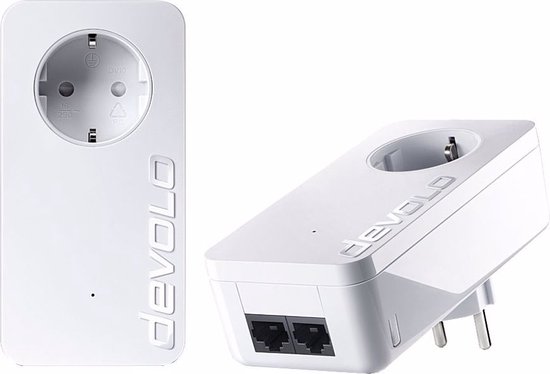 devolo dLAN 550 Duo+ - Powerline-adapter zonder wifi - 2 Stuks - NL