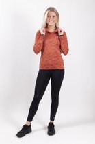 Oranĝo L/S Sportshirt Dames - Maat M