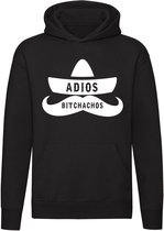 Adios bitchagos hoodie | sweater | doei | spaans | tot ziens |kado | trui | unisex | capuchon