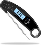Digitale Keuken Thermometer Premium - Met Lichtfunctie + Magneet - Suikerthermometer - Bbq Thermometer - Thermometer Koken - Voedselthermometer -  Kookthermometer - Suikerthermomet