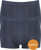 Sloggi Men 24/7 Short - heren boxers (2-pack) - blauw - Maat: S