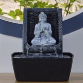 Fontein Boeddha Nirvana 26 cm hoog - interieur - fontein voor binnen - relaxeer - zen - waterornament - cadeau - geschenk - kerst - nieuwjaar - relatiegeschenk - origineel - lente
