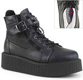 EU 46 = US 13 | V-CREEPER-566 | 2 PF Oxford Creeper Bootie, Inner & Outer Side Zip