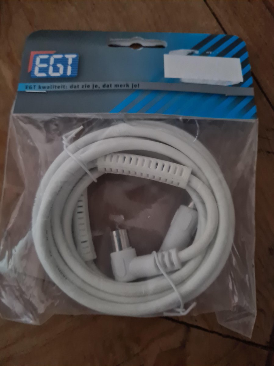 EGT coax aansluiten 100HZ 2.5m