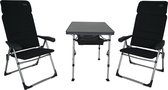 Crespo Set AA-213 Tafel met 2 stoelen en accessoires - Grijs (82)
