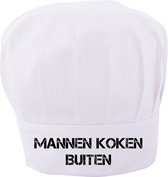 Benza Koksmuts voor volwassenen - MANNEN koken BUITEN