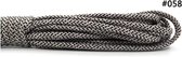 Paracord 5 meter wit zwart - touw