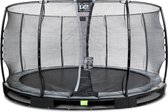 EXIT Elegant inground trampoline rond ø427cm - zwart