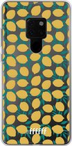 6F hoesje - geschikt voor Huawei Mate 20 -  Transparant TPU Case - Lemons #ffffff