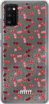 6F hoesje - geschikt voor Samsung Galaxy A41 -  Transparant TPU Case - Cherry's #ffffff