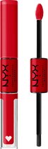 NYX Professional Makeup Shine Loud Pro Pigment Lip Shine - Rebel In Red - Lipgloss - 3.4 ml