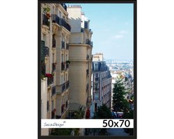 Fotolijst - SecaDesign - 50x70 cm Fotomaat - Zwart - Posterl