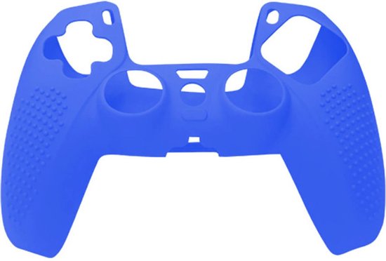 Hiden | Controller Siliconen Hoes - Ergonomische Grip Hoes - Anti-Slip - Protection - Geschikt voor PS5 Blauw