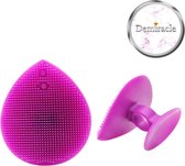 Demiracle Siliconen Gezichtsborstel - Paars - Borstel - Gezicht - Gezichtsreiniging - Face cleaner - Beauty pad