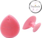 Demiracle Siliconen Gezichtsborstel - Roze - Borstel - Gezicht - Gezichtsreiniging - Face cleaner - Beauty pad