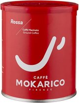 Mokarico Rossa Espresso - Gemalen koffie uit Florence - 4 x 250 gram - Hoogste Kwaliteit - perfect voor Bialetti Moka, Filter Koffie, Moccamaster, Cafetiere, enz. - Premium Koffiebrander