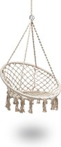 Rijoka Katoenen Hangstoel | Ø80 x118cm | max 100kg | Rope Swinging Chair