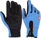 InterFixo Luxe Touch Screen Handschoenen - Blauw - Unisex - Waterproof - Heren