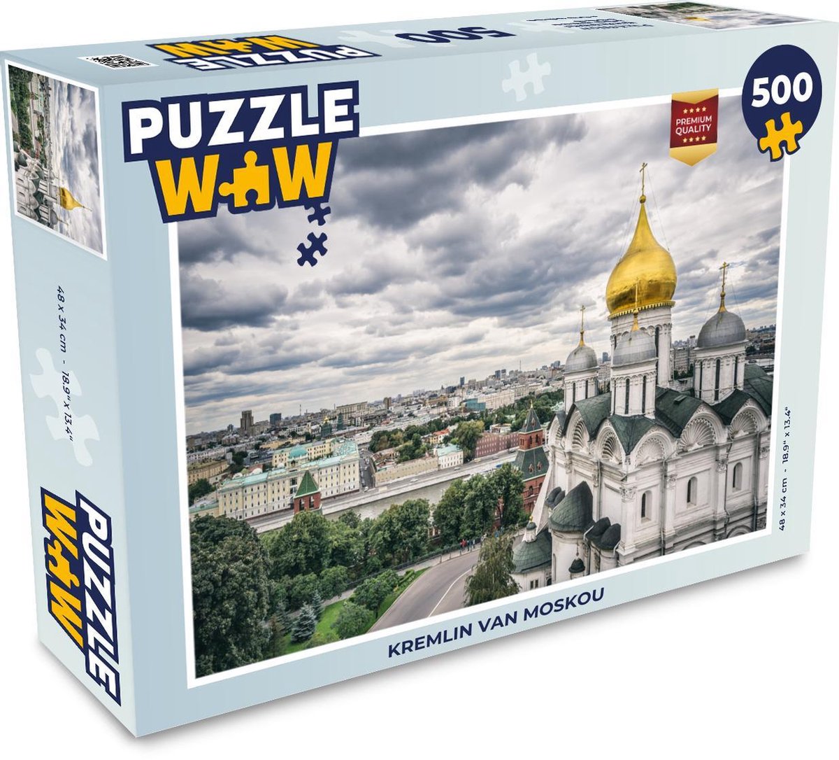 Afbeelding van product Puzzel 500 stukjes Moskou - Kremlin van Moskou - PuzzleWow heeft +100000 puzzels