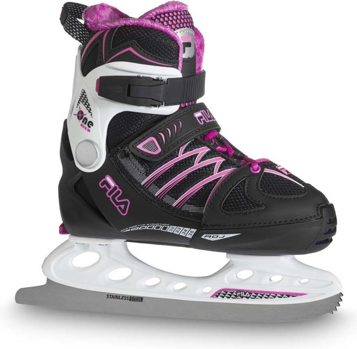 Fila – X-one ice 20 Girl – Schaatsen voor kinderen – Maat 35-38 – Roze – IJshockeyschaats voor kinderen Fila – X-one ice 20 Girl – Schaatsen voor kinderen – Maat 35-38 – Roze – IJshockeyschaats voor kinderen