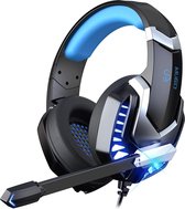 headset ps4 - ZINAPS¬Æ Headset PC. gaming headset met microfoon. hoofdtelefoon voor PS4 PC Xbox One Switch. headset voor laptop/Mac/tablet/smartphone met LED-licht stereo surround ruisonderdr