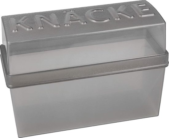 Dominant wimper oppervlakte Sens Design cracker bewaardoos vershouddoos knackebrod bewaardoos cracker  box - Grijs | bol.com