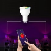 GU10 - Slimme Ledlamp - Dimbaar - WiFi - Bedienbaar via Smartphone - 16 Miljoen keuren