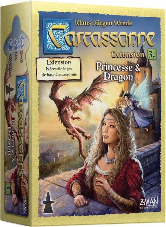 Afbeelding van het spel CARCASSONNE - Extension 3 Princesse & dragon (FR)