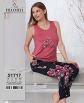 Caroline Pyjama Set Roze Maat 2XL