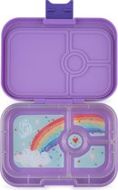 Yumbox Panino - lekvrije Bento box broodtrommel - 4 vakken - Dreamy paars / Rainbow tray