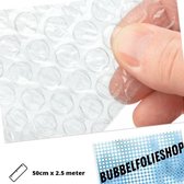 Bubbel Folie | Bubbeltjesplastic | 50cm x 2.5m | Actie Korting | Ideaal Voor Verhuizing Of Het Beschermen Van Producten | Noppen Folie | Bubbelfolie | Noppenfolie