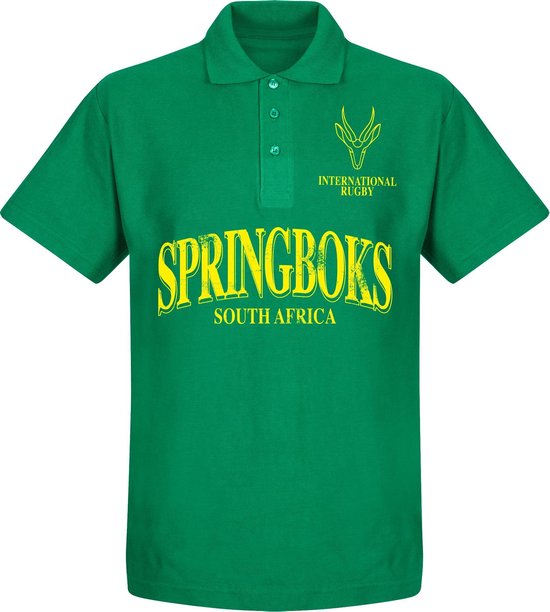 Zuid Afrika Springboks Rugby Polo - Groen - S