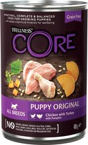 Wellness Core Grain Free 95 Puppy - Hondenvoer - Kip Kalkoen Pompoen 400 g