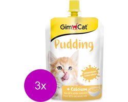 GimCat Pudding - Kat - Snack - 3 x 150 gr