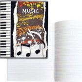 Muziekschrift met Notenbalken - A5 formaat - Muziek