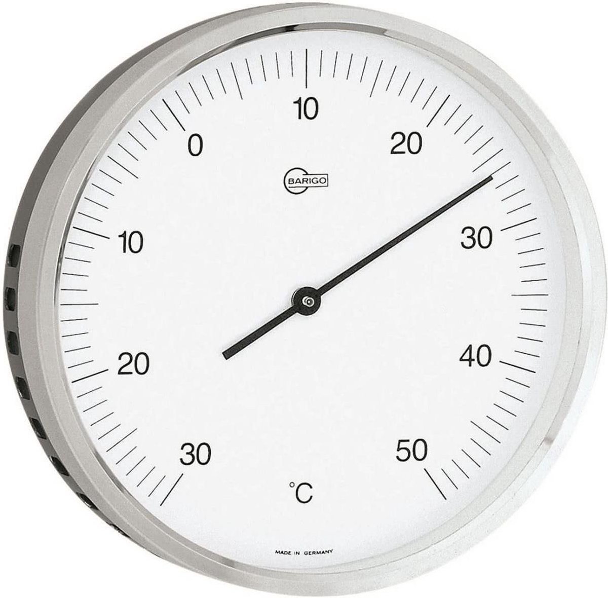 Barigo 820 thermometer - chroom - analoog - Ø 10 cm