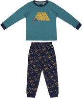 Star Wars - Pyjama - kinder/tiener - 100% katoen - in cadeau doos  - blauw - maat 110/116