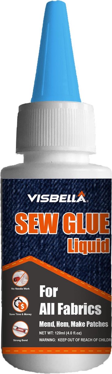 Visbella Sew Glue - Colle textile - colles en remplacement de la couture  