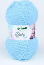 3458-03 Baby Uni 10x50 gram pastelblauw