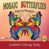 Mosaic Butterflies Color by Numbers