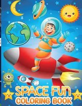 space fun coloring book