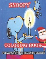 Snoopy Coloring Book For Adult Stress Relieving Designs
