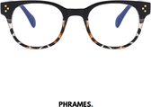 PHRAMES® - Eos Safari Blend – Beeldschermbril – Computerbril - Blauw Licht Filter Bril - Blauw Licht Bril – Gamebril – Unisex - UV400 - Voorkomt Hoofdpijn en Vermoeidheid