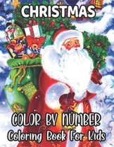 Christmas Color By Number Coloring Book For Kids